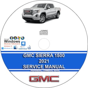 GMC Sierra 1500 2021 Factory Workshop Service Repair Manual on CD