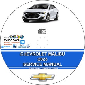 Chevrolet Malibu 2023 Factory Workshop Service Repair Manual on CD