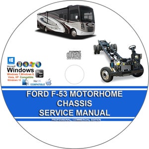 Ford F53 Motorhome Chassis 2012 Factory Workshop Service Repair Manual on CD
