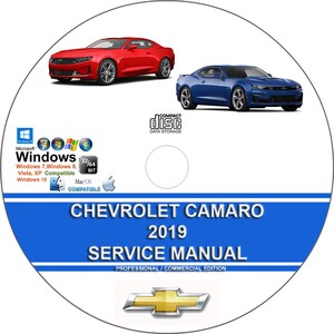 Chevrolet Camaro 2019 Factory Workshop Service Repair Manual on CD