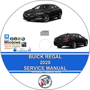 Buick Regal 2020 Factory Workshop Service Repair Manual on CD