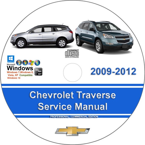 2012 Chevrolet Traverse Owner's Manual – Genuine OEM Paper Guide
