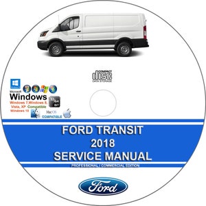 Ford Transit 2018 Factory Workshop Service Repair Manual + Wiring on CD