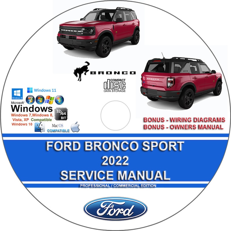 Ford Bronco Sport 2022 Factory Service Repair Manual Wiring