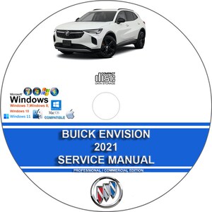 Buick Envision 2021 Factory Workshop Service Repair Manual on CD
