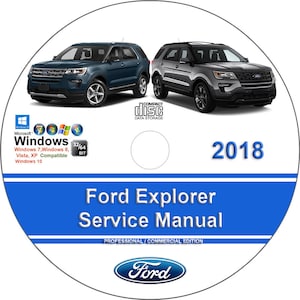 Ford Explorer 2018 Factory Workshop Service Repair Manual + Wiring on CD