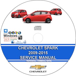 Chevrolet Spark 2009 2010 2011 2012 2013 2014 2015 Service Repair Manual on CD