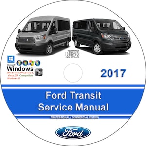 Ford Transit 150 250 350 2017 Factory Workshop Service Repair Manual + Wiring on CD