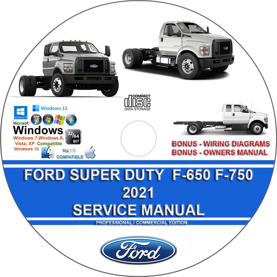 Ford F650 F750 Super Duty 2021 Factory Service Repair Manual