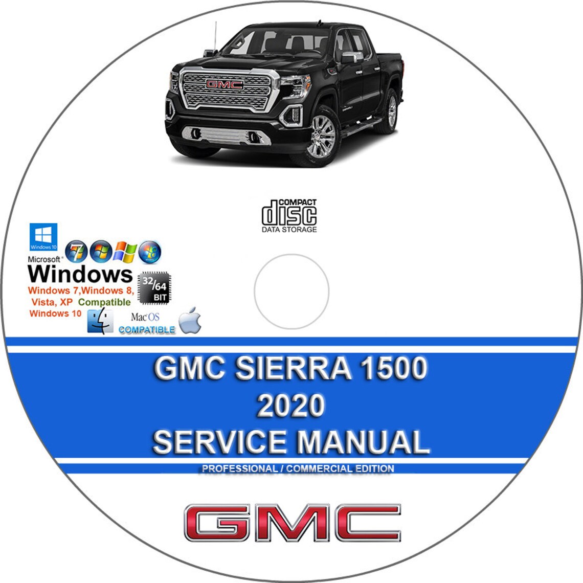GMC Sierra 1500 2020 Factory Service Repair Manual on CD Etsy