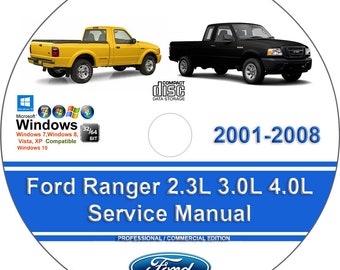 Ford Ranger Service Repair Manual 2001-2008 + Wiring (on CD)