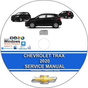 Chevrolet Trax 2020 Factory Workshop Service Repair Manual on CD