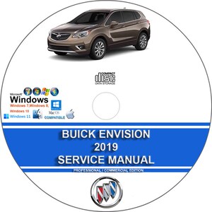 Buick Envision 2019 Factory Workshop Service Repair Manual on CD