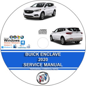 Buick Enclave 2020 Factory Workshop Service Repair Manual on CD