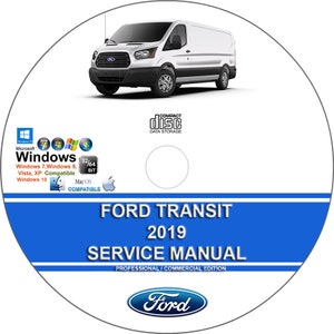 Ford Transit 2019 Factory Workshop Service Repair Manual + Wiring on CD