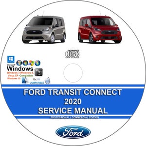 Ford Transit Connect 2020 Factory Workshop Service Repair Manual + Wiring on CD