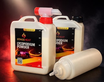 Polvo de licopodio // 1 kg - 25 kg // para magia y espectáculos de fuego