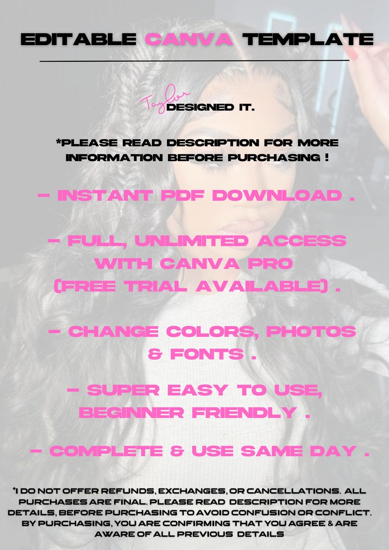 Hairstylist Valentines Day Flyer Vday Sale Book Now Etsy