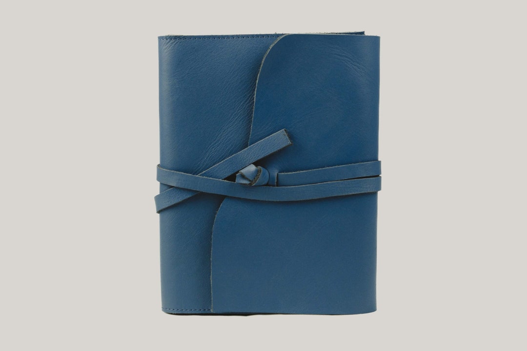 Leather Journal With Strap Etsy