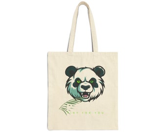 Cotton Panda Tote Bag