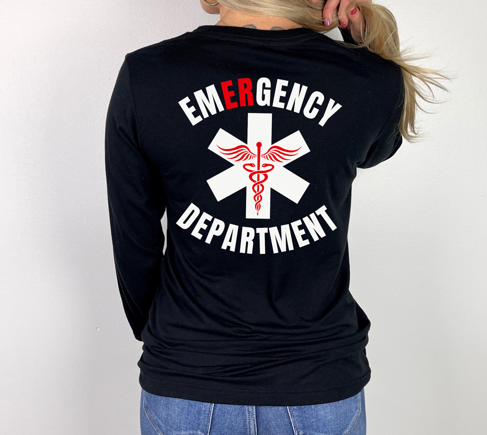 Emergency Department Long Sleeve, Emergency Room Nurse Tshirt, ER