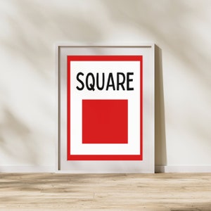 Shape Posters For Classroom