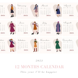 PRINTABLE MONTHLY CALENDAR 2023
