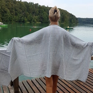 Striped Beach Towels/ Linen Beach Towel/ Custom Beach Towels/ Beach Towels on sale/ Organic Beach Towels