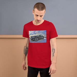 Unisex sports car t-shirt