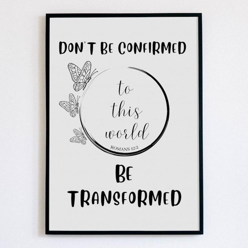 Instant Bible Verse Wall Art Inspirational Affirmation Wall Etsy