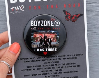 Boyzone Keepsake Badge - Two for the Road