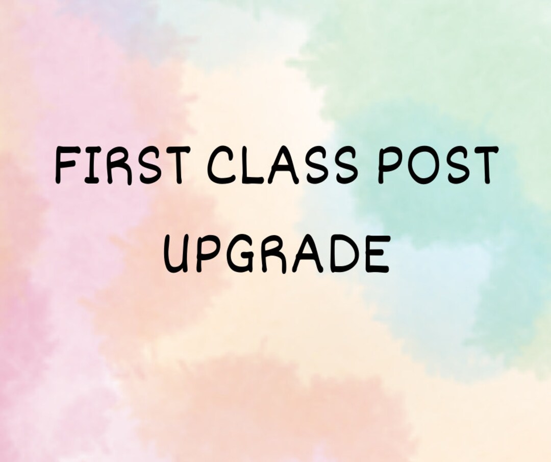 Individual Class Post First Class Post Upgrade - Etsy UK