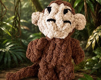 Monkey plushie