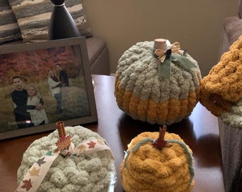 calabazas tejidas a mano