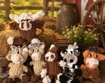 Highland cow plushie