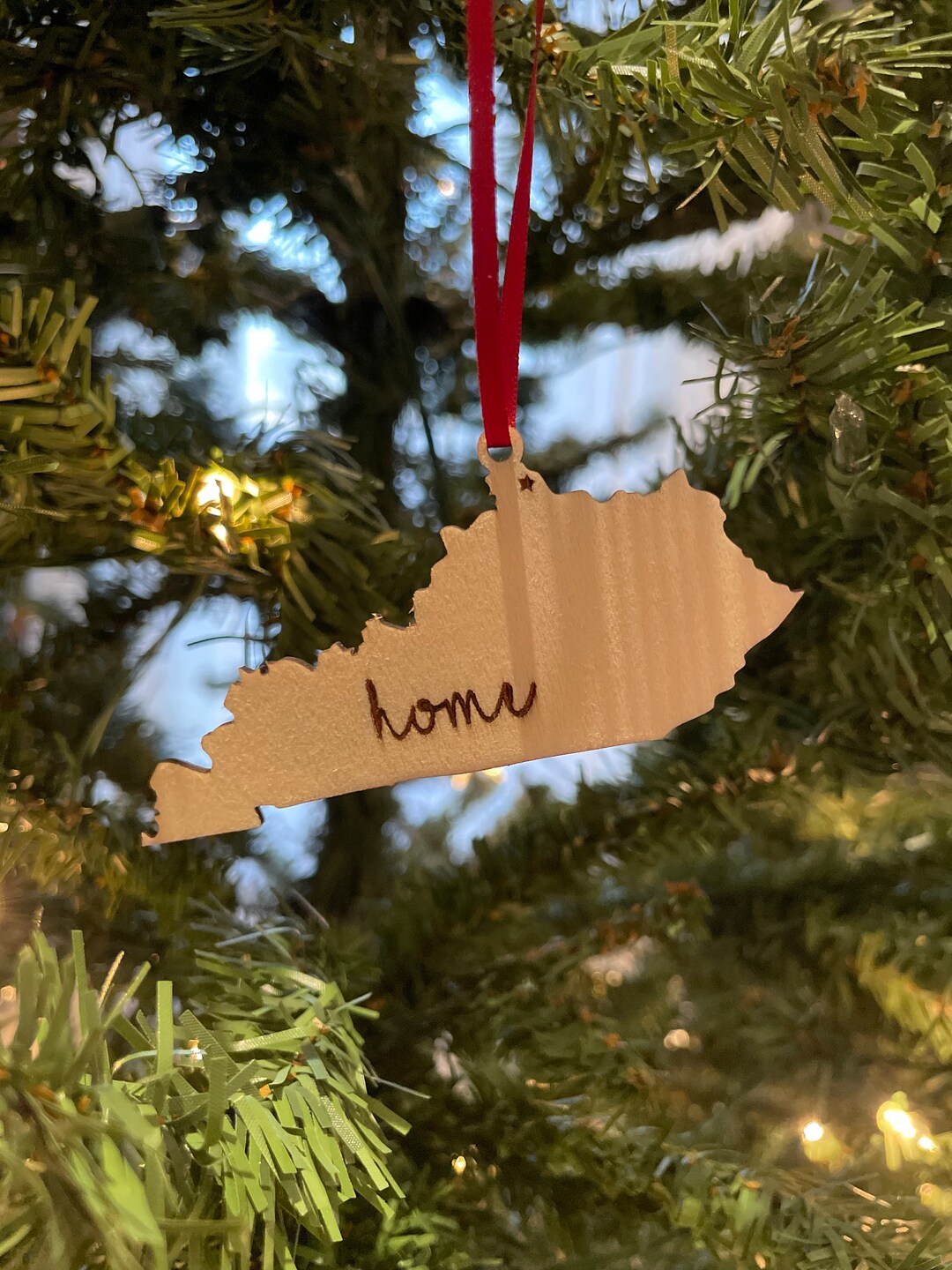 State Of Kentucky Christmas Ornaments