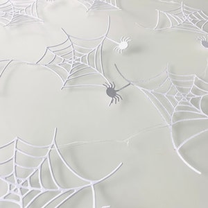 Halloween spider web, a set consists of 5 spider webs threaded into a chain