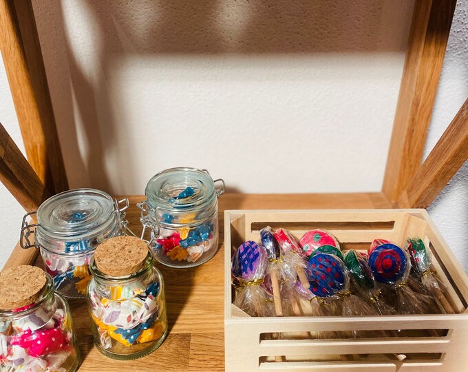 Kaufladenzubehör Lollies aus Holz, Spieleküche