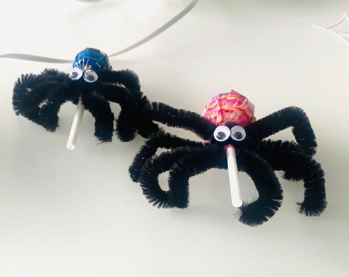 Halloween 5 Spinnenlollies