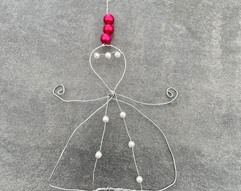 Angel made of wire