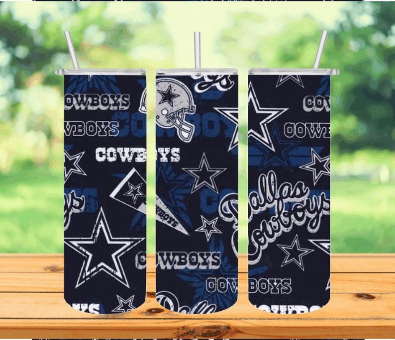 Dallas Cowboys 20oz Sublimation Tumbler Etsy