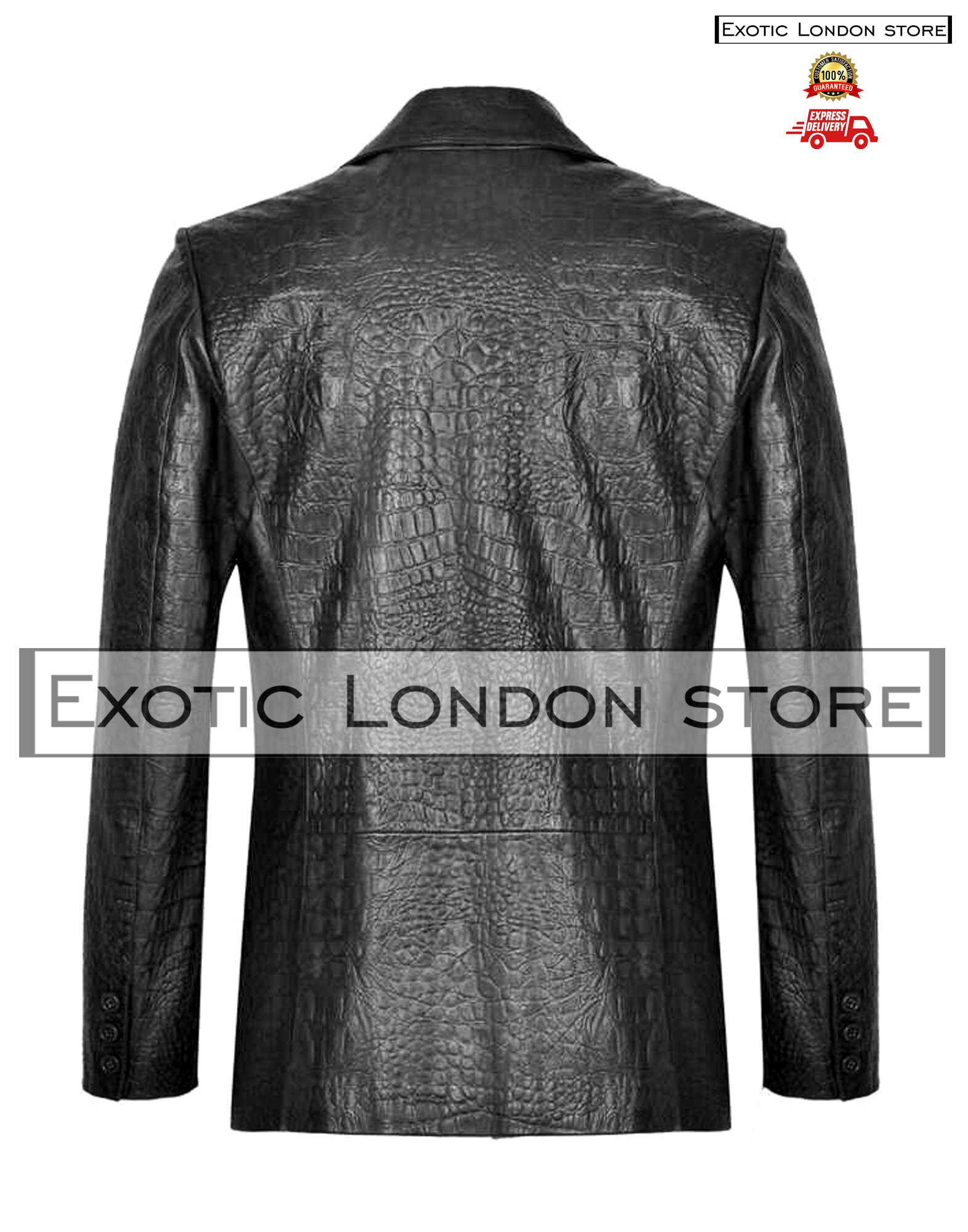 Men Embossed Crocodile Blazer Men Real Leather Sport Jacket - Etsy