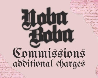 Additional Add-On's for Art Commissions