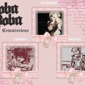 Custom Digital Art Commission | OC, Character Design, PFP