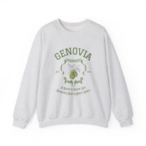 Genovia University Sweatshirt | Princess Diaries | Y2K Sweater | Preppy Crewneck | Y2K Sweatshirt | College Letters | Varsity Jacket
