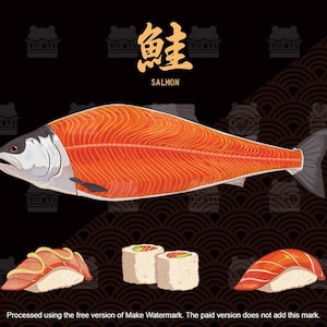 Sushi Prints 14x11 inch