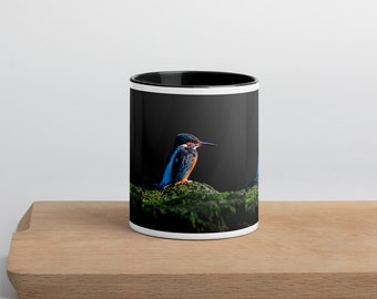 Animal Coffee Cup - Stunning Kingfisher Photo, 11oz Ceramic Mug, Perfect for Bird Lovers, Unique Wildlife Gift Idea