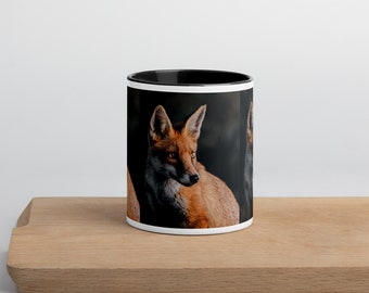 Tierkaffeetasse - Urban RedFox 11 Unzen Becher, atemberaubende Tierfotografie, perfektes Geschenk für Naturliebhaber