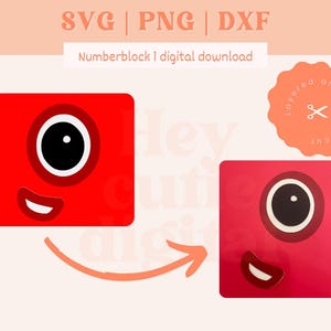 Cijferblokken svg | Nummerblok #1 digitale bestanden | SVG PNG DXF | Directe download