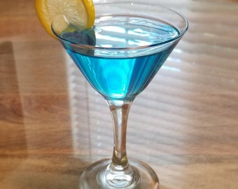 Fake Blue Dolphin Martini